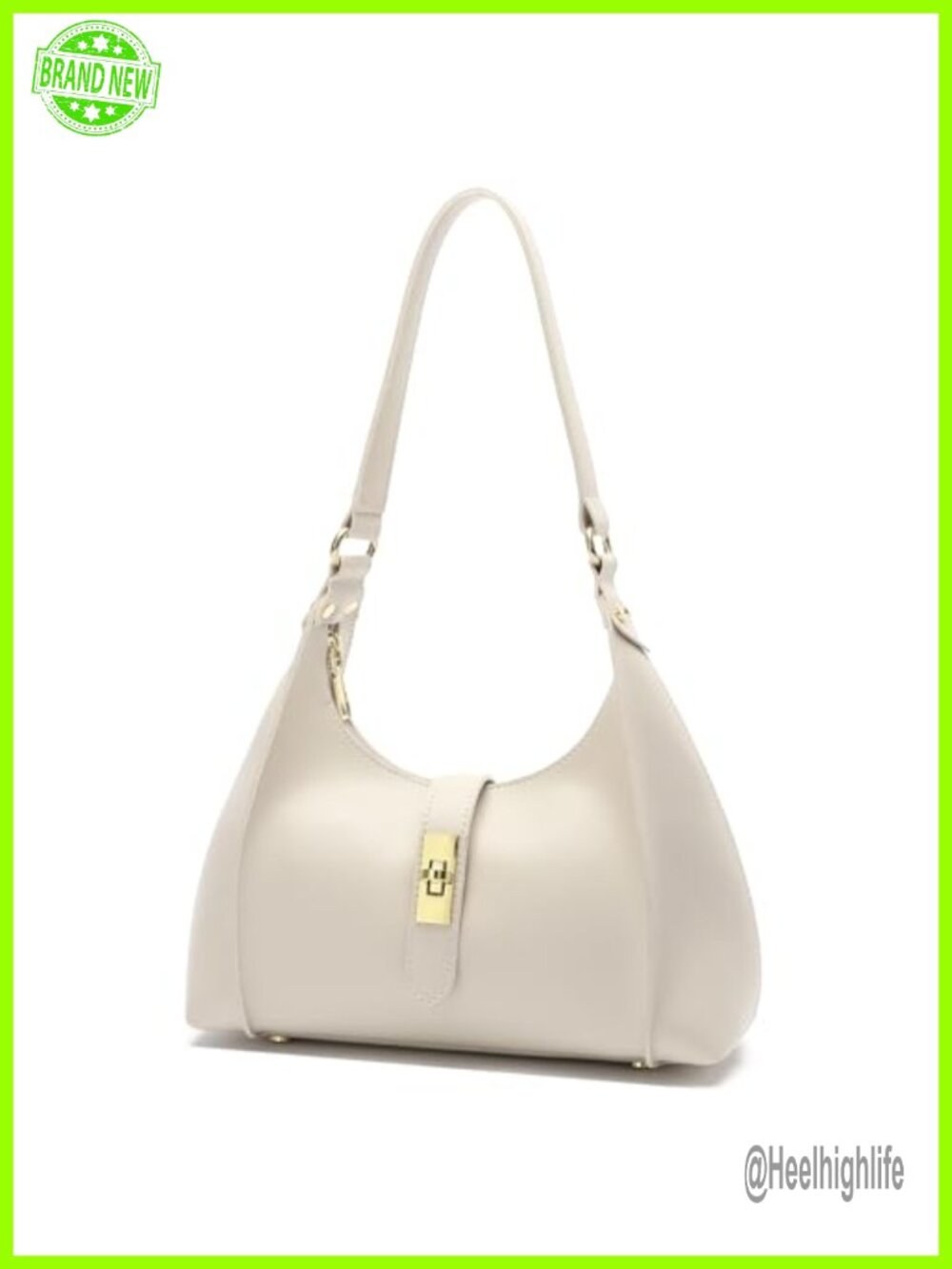 FALAN MULE PU Leather Hobo Shoulder Bag with Zipper